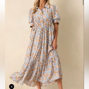 Red Dress Boutique fall floral dress